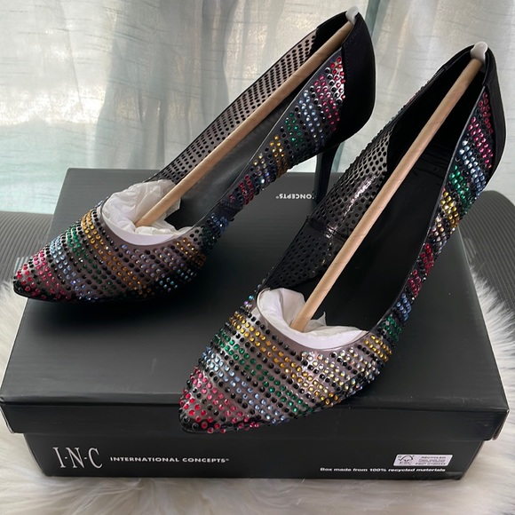 INC International Concepts Shoes - (NWT) I.N.C. INTERNATIONAL CONCEPTS, Size 8, Zitah Embellished Pointed Toe Pumps